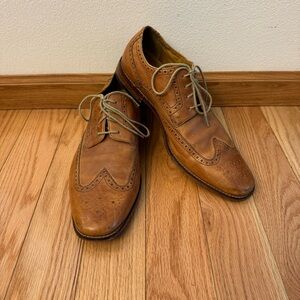Cole Haan Leather Wingtip Oxford Dress Shoes Mens Size 13 Brown #5713141